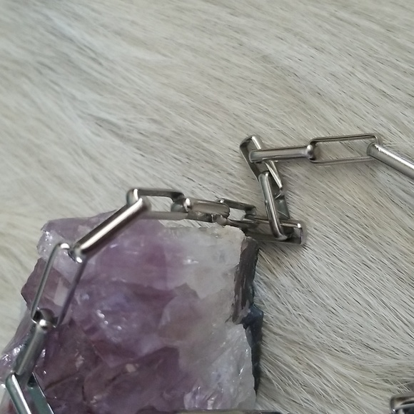 Square Paperclip Necklace - Picture 6 of 8